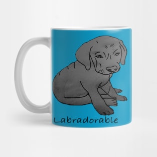 Black Labradorable Mug